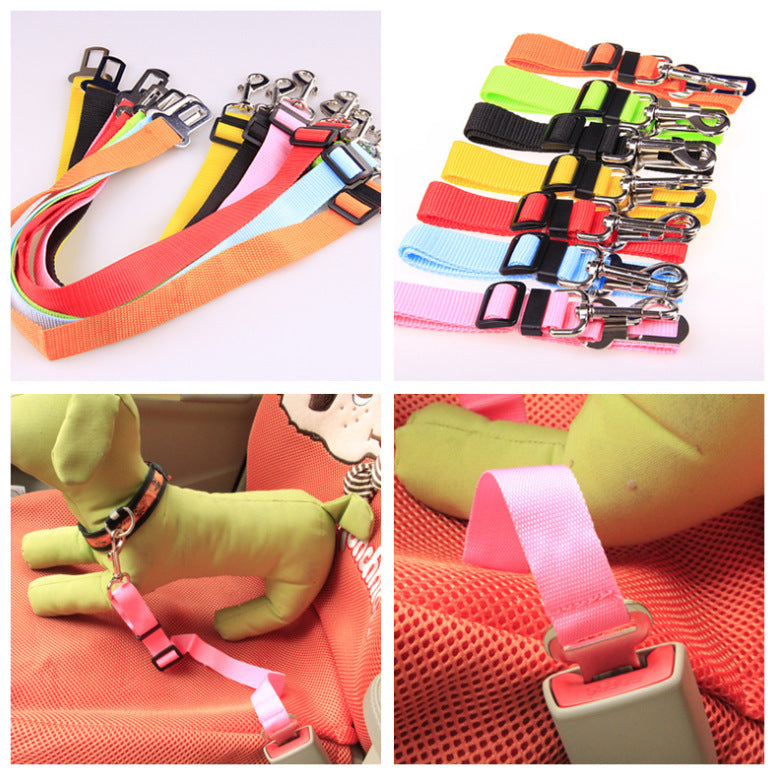 Adjustable Dog Safety Seat Belt for Car Travel