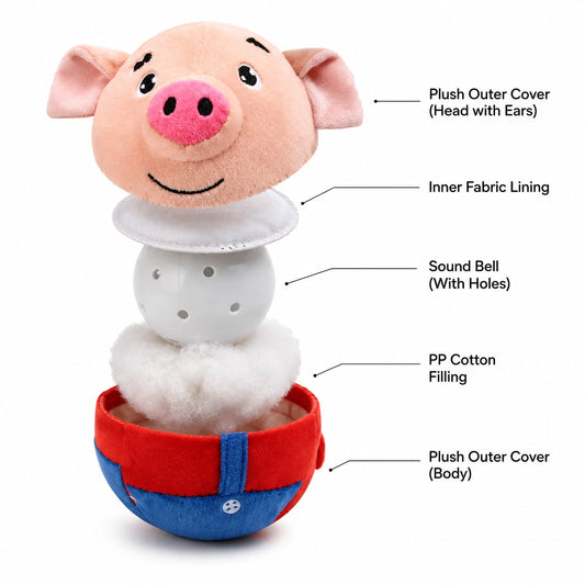 Interactive Bouncing Dog Toy – Plush, Squeaky & Self-Moving