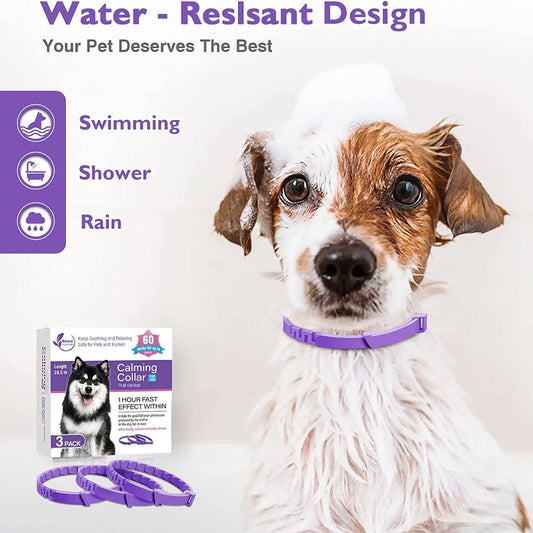 Pet's World Pet Calming Collar – Natural Anxiety Relief for Dogs & Cats