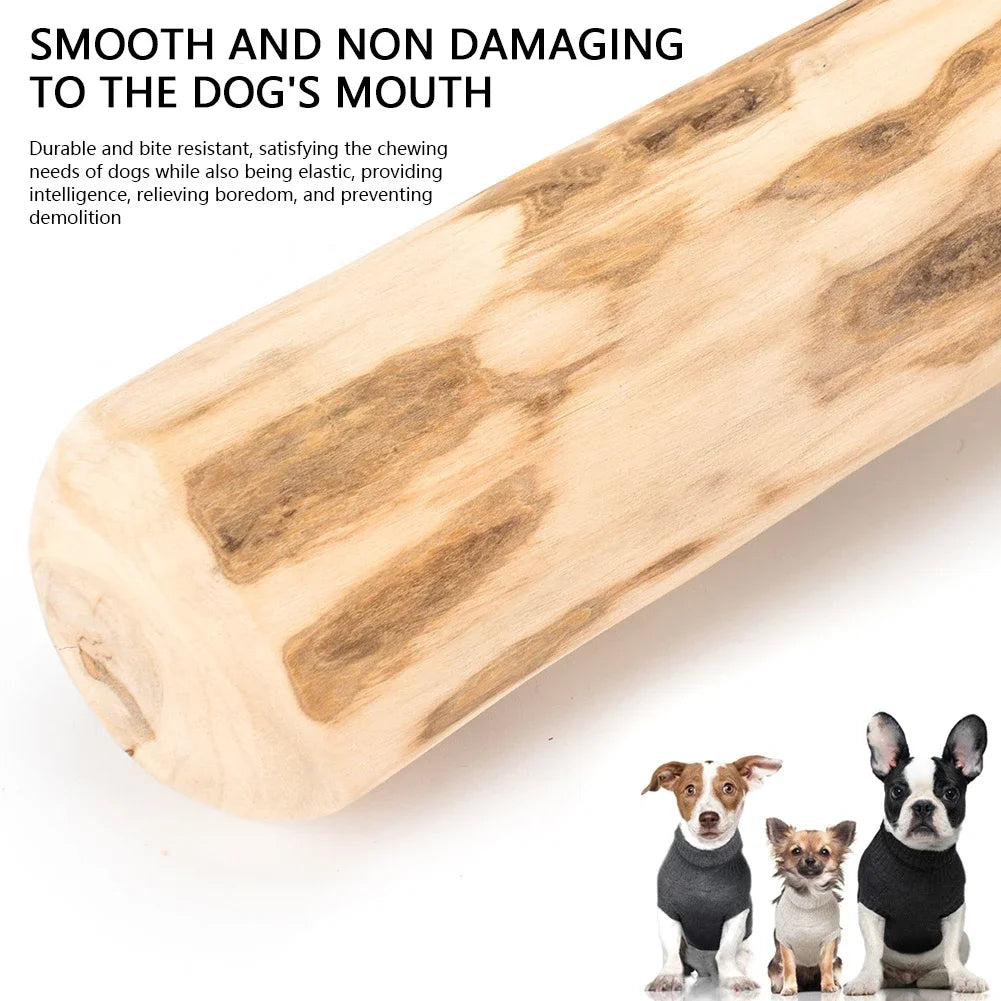 Natural Coffee Wood Dog Chew Sticks – Long-Lasting Dental Chew Toy