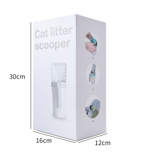 Pet's World 2-in-1 Cat Litter Scoop – Multi-Function Cleaning Tool