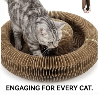 Pet's World Magic Cat Scratcher Board – Interactive Claw Grinding & Play Toy