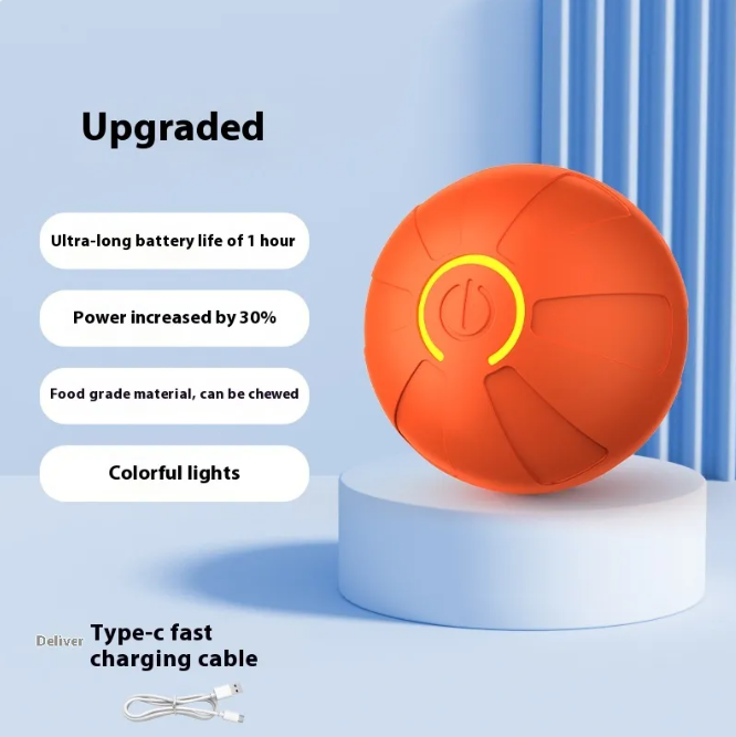 Pet's World Electric Jumping Ball – Automatic Light-Up Dog Toy