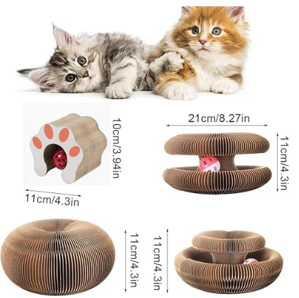 Pet's World Magic Cat Scratcher Board – Interactive Claw Grinding & Play Toy