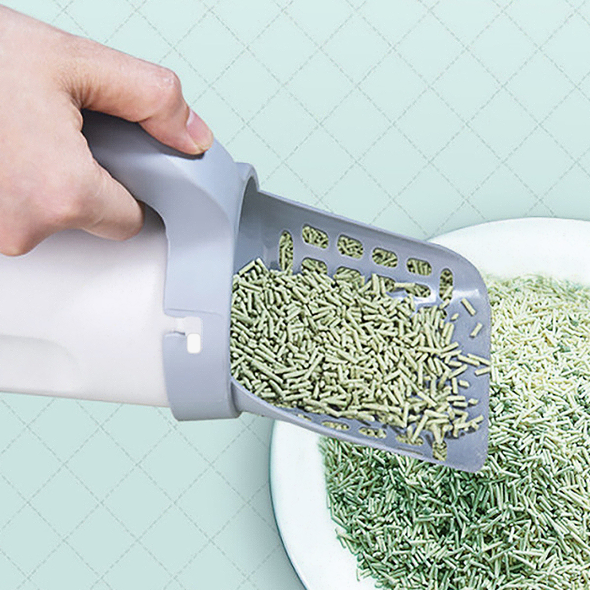 Pet's World 2-in-1 Cat Litter Scoop – Multi-Function Cleaning Tool