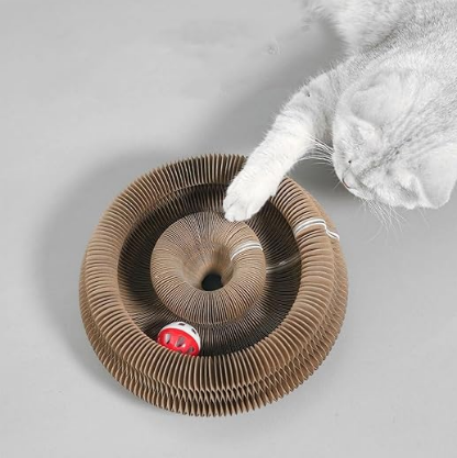 Pet's World Magic Cat Scratcher Board – Interactive Claw Grinding & Play Toy