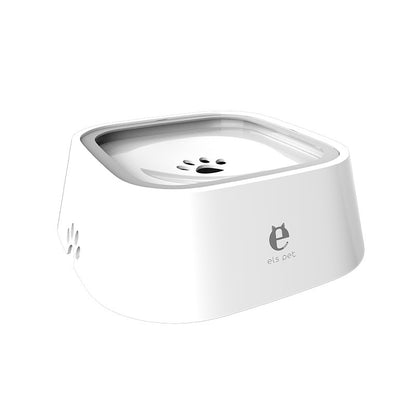 Pet's World Floating Dog Water Bowl - No Wet Mouth Design