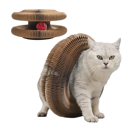 Pet's World Magic Cat Scratcher Board – Interactive Claw Grinding & Play Toy