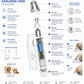 Electric Pet Nail Grinder with LED Light – Quiet 2-in-1 Clipper for Dogs & Cats
