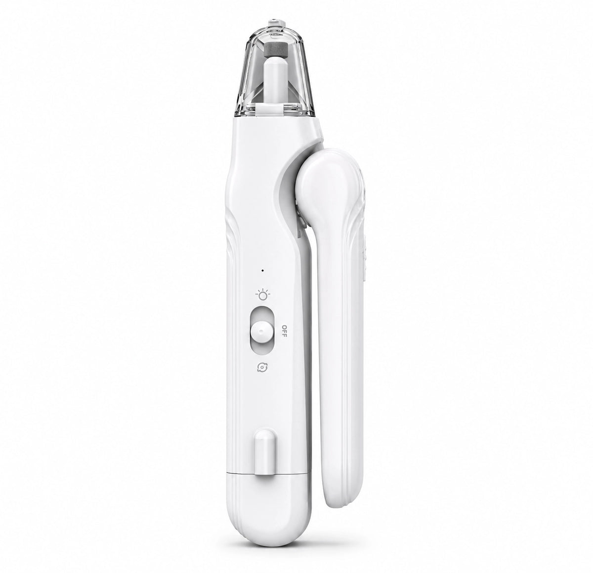 Electric Pet Nail Grinder with LED Light – Quiet 2-in-1 Clipper for Dogs & Cats