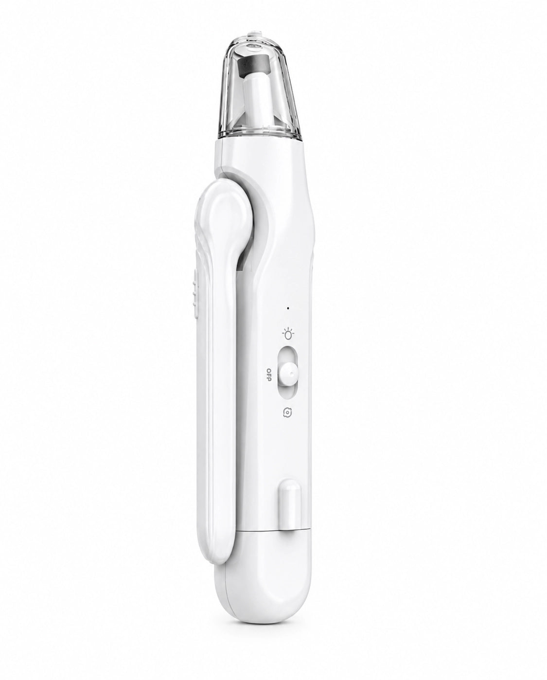 Electric Pet Nail Grinder with LED Light – Quiet 2-in-1 Clipper for Dogs & Cats
