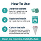 Pet Laundry Kit – 12 Washer Cleaning Tablets + 3 Hair Catchers