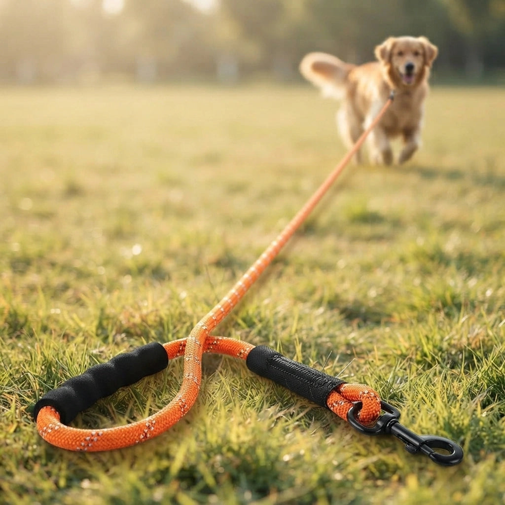 Reflective Dog Training Leash – Long Lead for Recall & Hiking