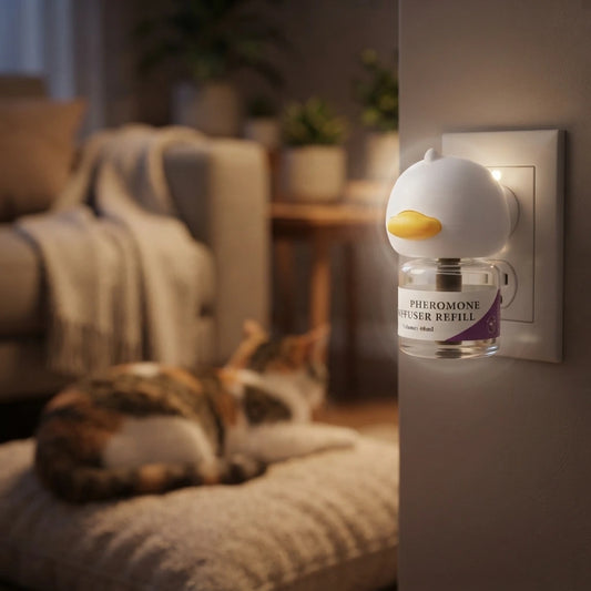 Cat Calming Pheromone Diffuser – Stress Relief Plug-In for Cats