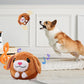 Pet's World Interactive Bouncing Dog Toy – Plush, Squeaky & Self-Moving