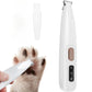Pet's World Dog Paw Trimmer with LED Light | Waterproof Cordless Pet Hair Clipper