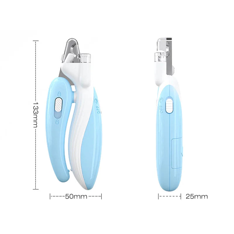 Pet's World LED Nail Clippers for Dogs & Cats – Safe Claw Trimmer