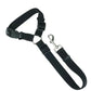 Pet's World 2-in-1 Dog Car Seat Belt & Leash – Adjustable Nylon Safety Harness
