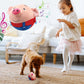 Pet's World Interactive Bouncing Dog Toy – Plush, Squeaky & Self-Moving