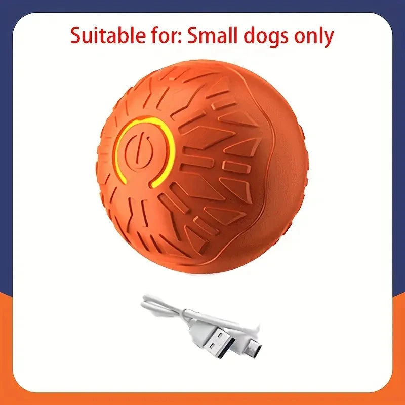 Pet's World Smart Rechargeable Ball Toy for Dogs & Cats – Auto-Moving