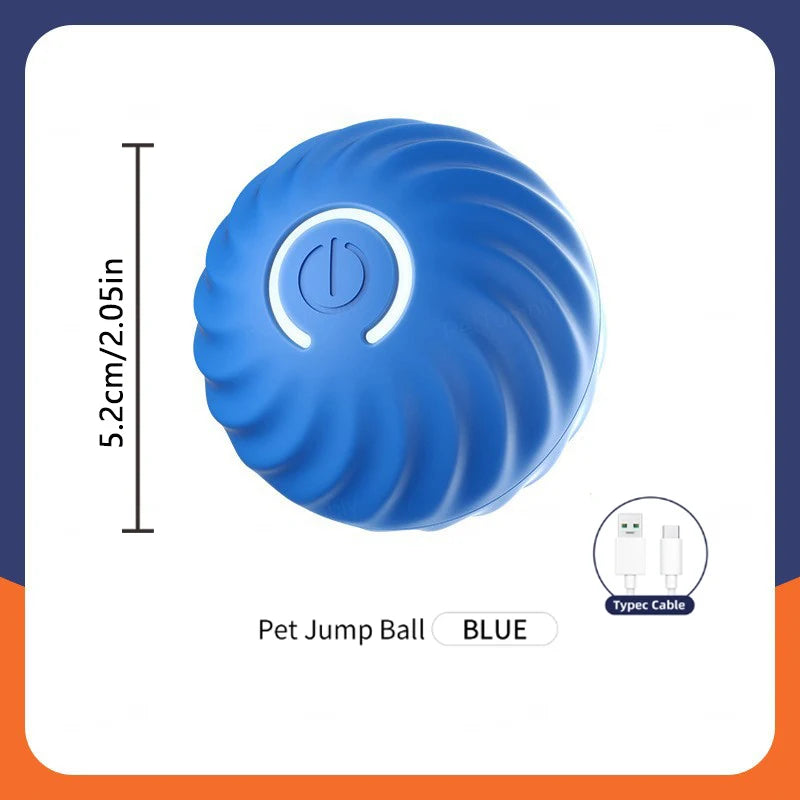Pet's World Smart Rechargeable Ball Toy for Dogs & Cats – Auto-Moving