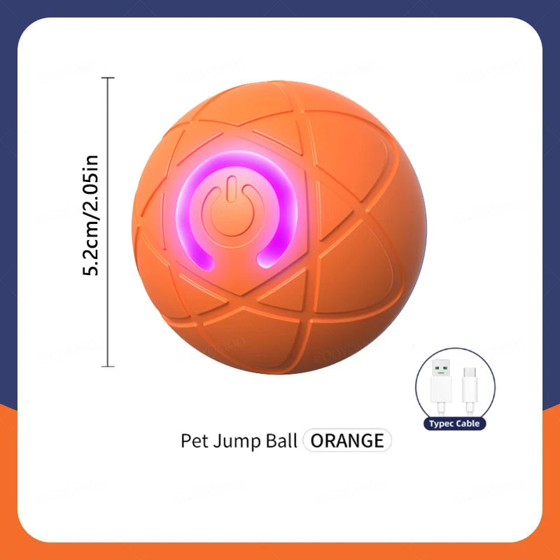 Pet's World Smart Rechargeable Ball Toy for Dogs & Cats – Auto-Moving