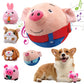 Pet's World Interactive Bouncing Dog Toy – Plush, Squeaky & Self-Moving