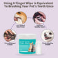 Pet's World Disposable Pet Finger Toothbrush – Dog & Cat Dental Wipes