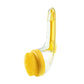 Pet's World Long Handle Pet Bathing Brush – Silicone Dog & Cat Comb