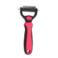 Pet's World 2-in-1 Pet Deshedding Brush for Dogs & Cats | Self-Cleaning Grooming Comb