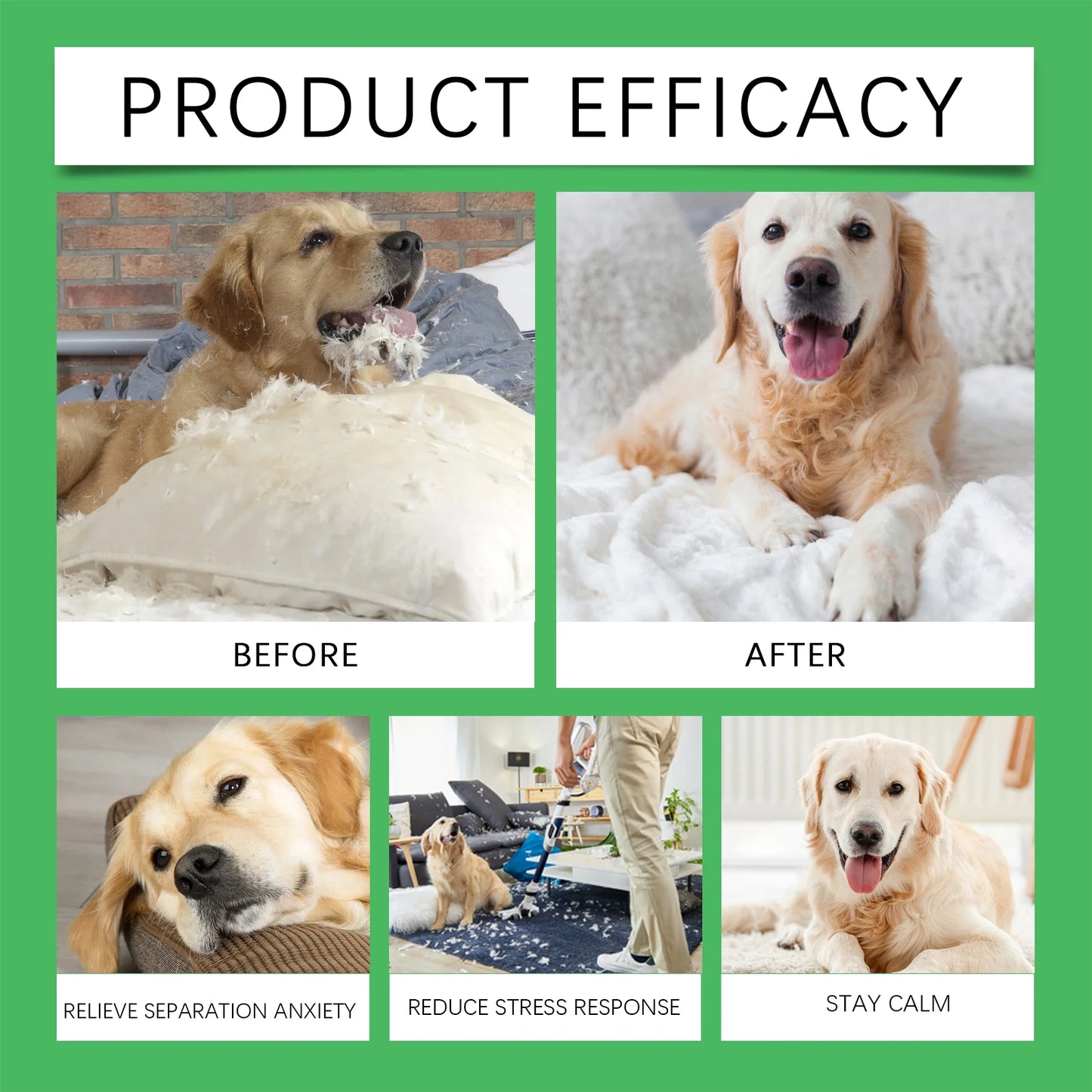 Pet's World Dog Calming Pheromone Diffuser Kit – Natural Anxiety & Stress Relief