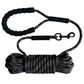 Pet's World Reflective Dog Training Leash – Long Lead for Recall & Hiking