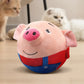 Pet's World Interactive Bouncing Dog Toy – Plush, Squeaky & Self-Moving
