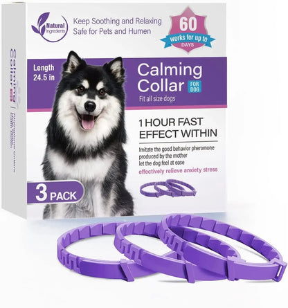 Pet's World Pet Calming Collar – Natural Anxiety Relief for Dogs & Cats