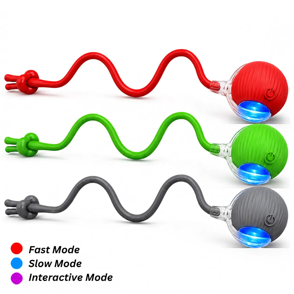 Smart Interactive Ball Toy with Tail | For Cats & Small Dogs