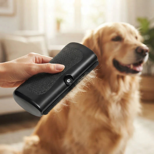 Professional Pet Deshedding Brush – Ergonomic Dog Hair Remover