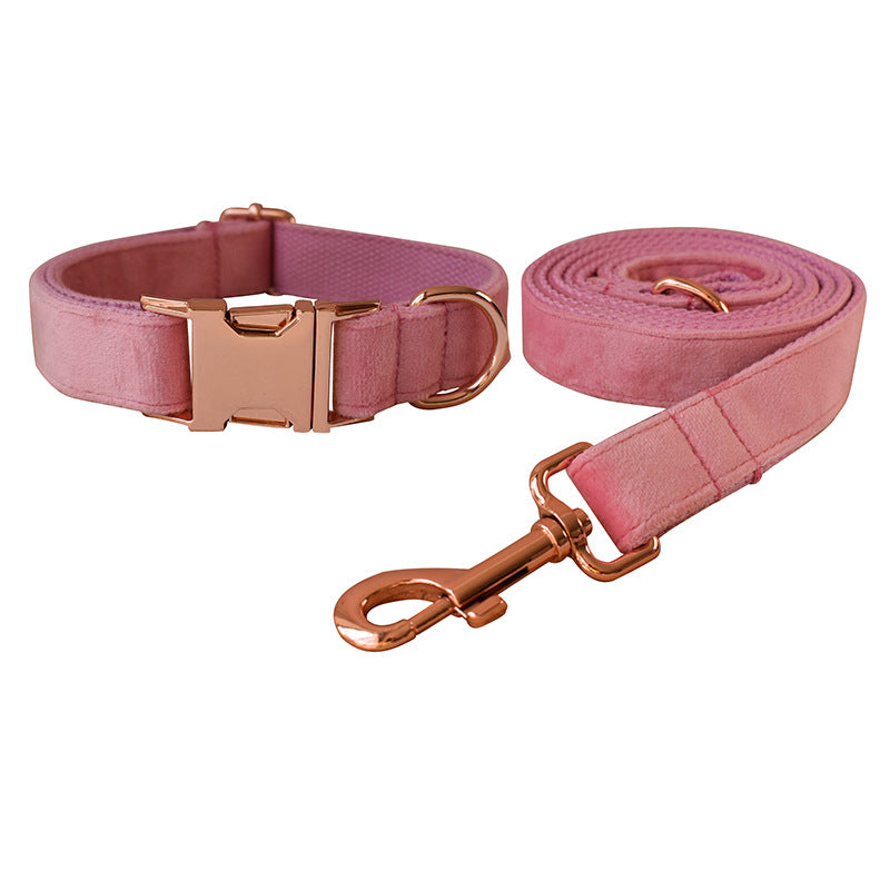 Double Layer Microfiber Velvet Dog Collar