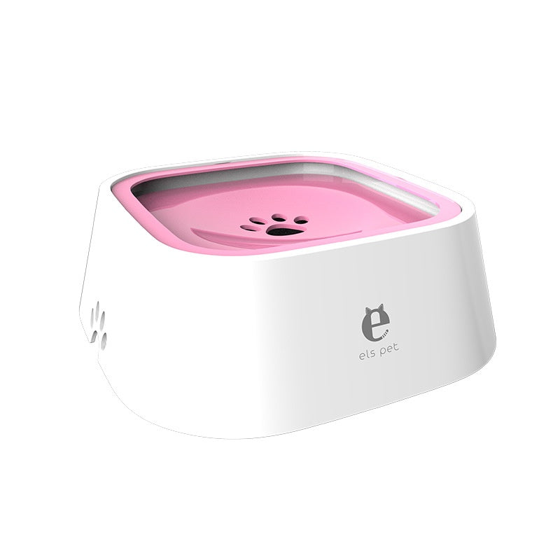 Pet's World Floating Dog Water Bowl - No Wet Mouth Design