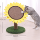 Sunflower Cat Scratching Pad - Round Cat Toy