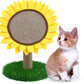 Sunflower Cat Scratching Pad - Round Cat Toy