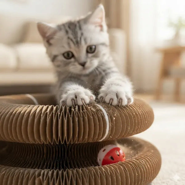 Magic Cat Scratcher Board – Interactive Claw Grinding & Play Toy