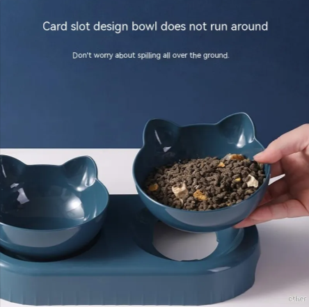 SteadyPet Anti-Tip Feeder Cat Bowl
