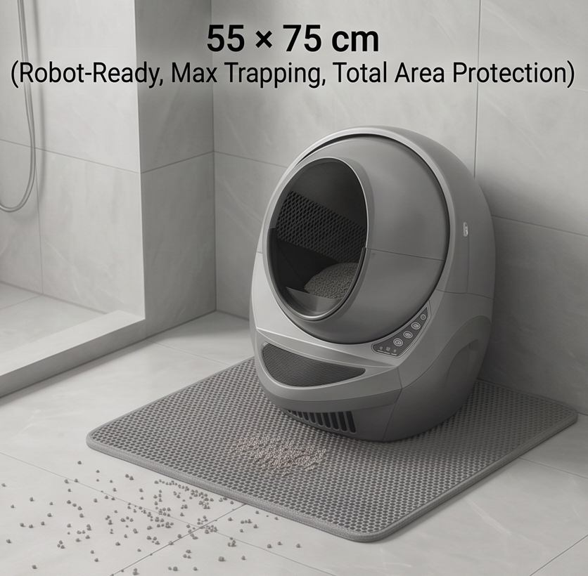 Pet's World Easy Clean EVA Cat Litter Mat – Waterproof & Non-Slip
