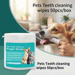 Pet's World Disposable Pet Finger Toothbrush – Dog & Cat Dental Wipes