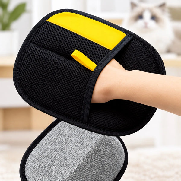 Fur Away™ Electrostatic Pet Hair Remover Glove | Double-Sided, Reusable