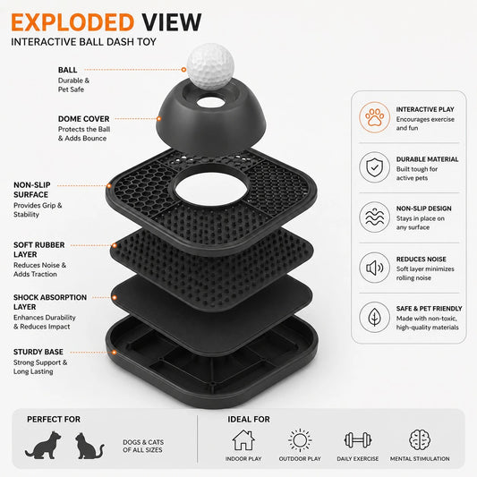 2-in-1 Pet Bowl with Lick Mat – Dog Slow Feed & Licking Pad
