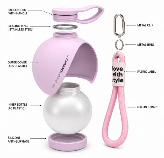 Portable Stainless Steel Dog Water Bottle