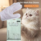 Rinseless Pet Cleaning Gloves — Natural Deodorizing Wipes for Dogs & Cats