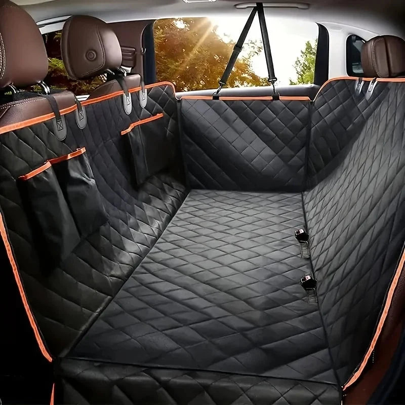 Pet's World Dog Car Seat Cover — Waterproof, Anti-Scratch & Machine Washable