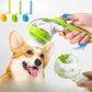Long Handle Pet Bathing Brush – Silicone Dog & Cat Comb